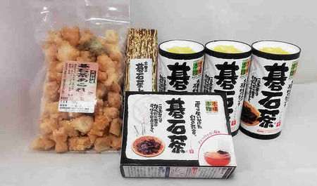 碁石茶セット