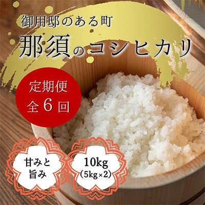 【定期便6ヶ月】那須町産コシヒカリ5kg×2袋〔P-279〕｜米 お米 国産 白米 ご飯 ごはん ゴハン 国産 那須 栃木県 那須町 水車の里 瑞穂蔵　※沖縄・離島への配送不可