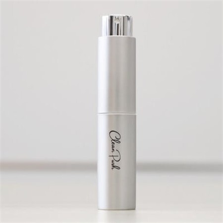 クリーンプッシュ キャップレス ハンディ除菌・消毒アルコールスプレー シルバー 8ml【1365240】