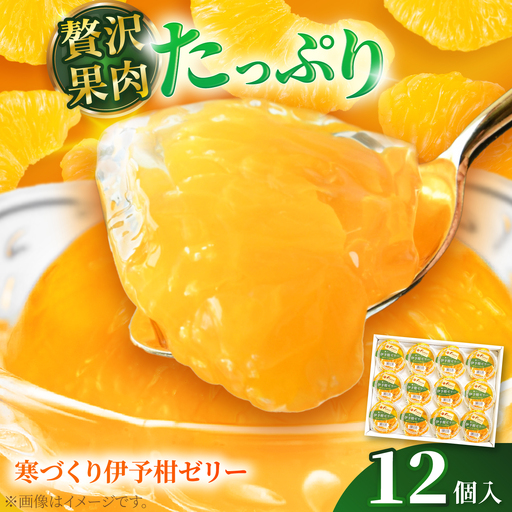 ゼリー 寒づくり伊予柑ゼリー詰め合わせ 12個セット / 伊予柑 ゼリー セット ギフト 詰め合わせ 愛媛産 柑橘 フルーツ スイーツ / 愛媛県砥部町/えひめ中央農業協同組合[BJCG009]