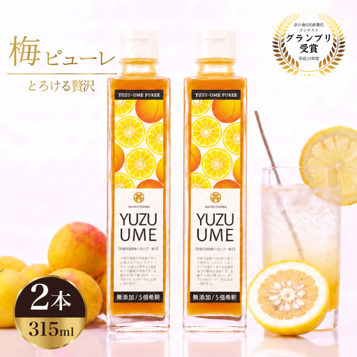 柚子梅ピューレ YUZUUME 2本 ピューレ