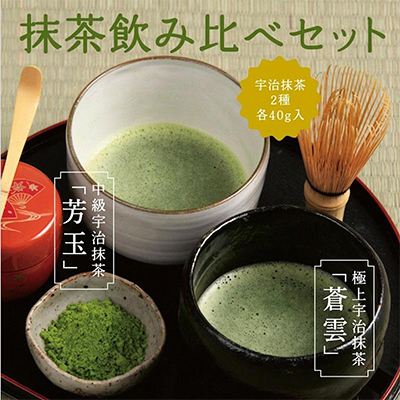 抹茶飲み比べセット(宇治抹茶2種詰め合わせ)