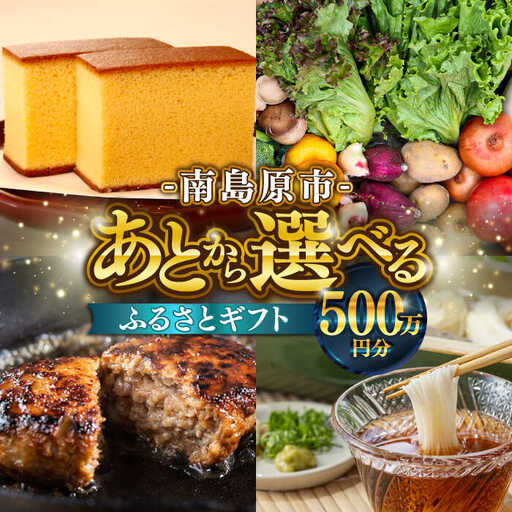 【あとから選べる】南島原市 ふるさとギフト 500万円分 / 寄付 あとから寄附 あとからギフト あとからセレクト あとからチョイス あとから選べる 長崎県 駆け込み寄附 後から選べる 後から選べるギフト 後からセレクト 先に寄付 500万円 5000000円 [SZX016]
