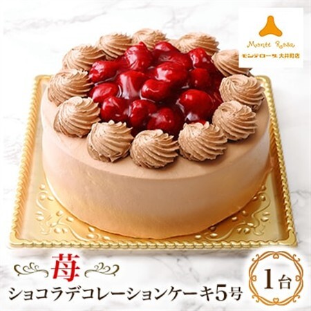 苺ショコラデコレーションケーキ5号_菓子・スイーツ ケーキ  _【配送不可地域：離島】【1520138】