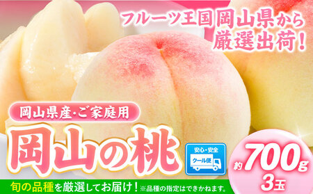 白桃 岡山の桃 約700g
