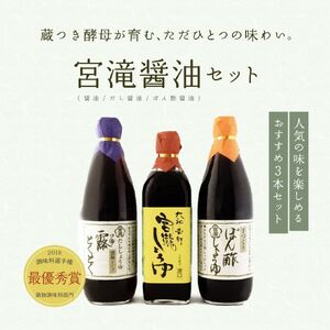 調味料 しょうゆ 3種 3本セット [BRBE036]