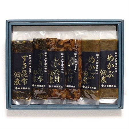 岩手県産すき昆布・めかぶ・しいたけ佃煮セット_惣菜・加工品 魚介・海産物 _