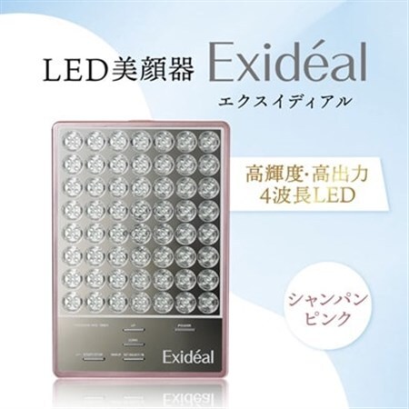 LED美顔器 Exideal (エクスイディアル) シャンパンピンク