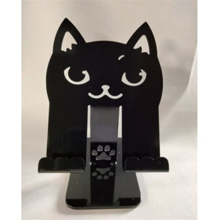 黒猫スマホスタンド【1378985】