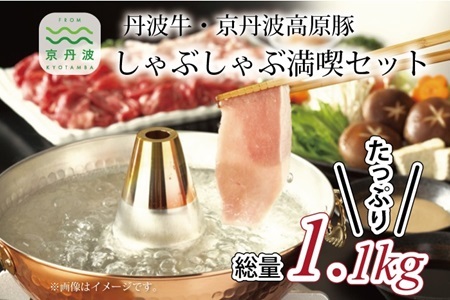 [京丹波の肉]しゃぶしゃぶ満喫セット 丹波牛・京丹波高原豚 [2026年1月中旬以降発送] [035IZ001]