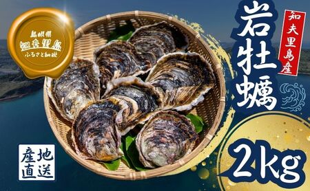 [知夫里島産 岩牡蠣 2kg]ブランド 岩牡蠣 生食可 牡蛎 牡蠣 かき カキ 岩牡蠣 いわがき 海鮮 海産物 海の幸 シーフード 魚貝類 父の日 母の日 バーベキュー ギフト 濃厚 クリーミー
