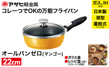 フライパン オールパンゼロ 22cm マンゴー フライパン