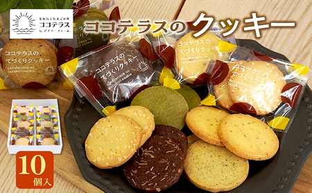 ココテラスのクッキー(10個) 洋菓子 焼き菓子 子どものおやつ おやつ 菓子 卵 ティータイム ギフト 手土産 プレゼント 個包装 こだわりスイーツ デザート グルメ ココテラス 母の日 父の日 お取り寄せ 愛知県 常滑市