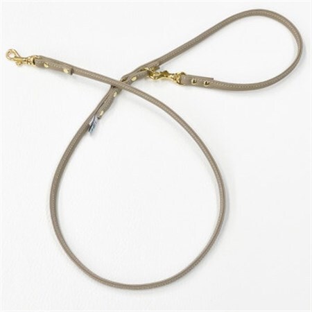 丸めリード【Mサイズ】ロイヤルエトゥープ ゴールド金具 kazama premium【1482999】