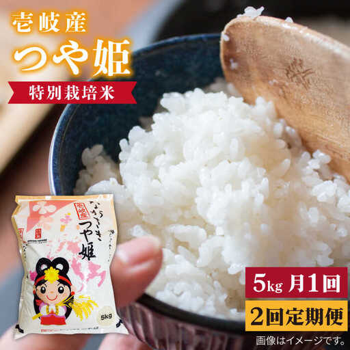 【全2回定期便】壱岐産 つや姫 5kg《壱岐市》【壱岐市農業協同組合】米 お米 ごはん 甘み 旨味 [JBO135] 九州