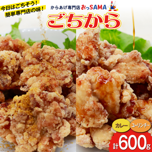唐揚げ ごちからカレー&ユーリンチーセット 300gx各1袋（計2袋,600g）