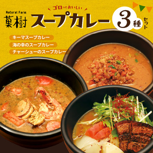 【ナチュラルファーム菓樹】スープカレー 3種セット _NK0806