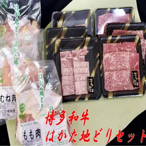 博多和牛 はかた地どり バラエティーセット【12ヶ月定期便】【O-003】