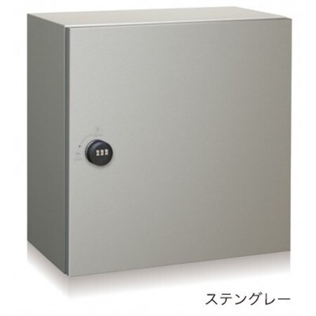宅配ボックス 3333V2R(右開き) 壁付け ステングレー 可変式ダイヤル錠仕様 1台_雑貨 _
