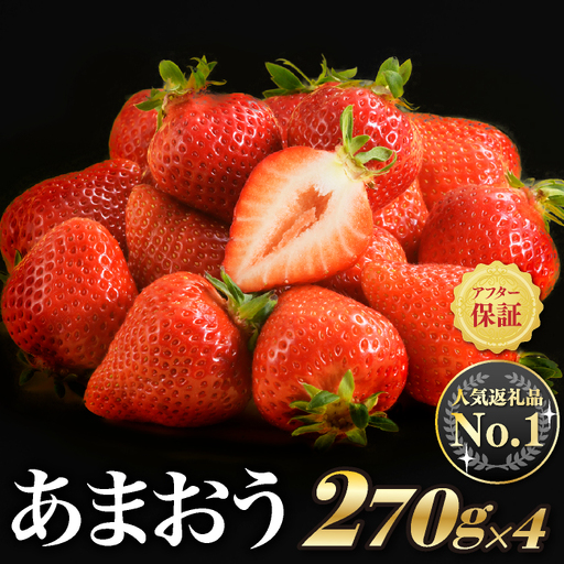 人気１位獲得謝礼品★限定品★博多あまおう約１，０８０g（先行受付／２０２７年２月以降発送）.A1609【あまおう】