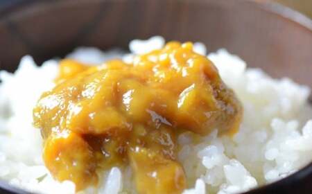 浜の定番「甘塩うに」材料はうにと塩のみ！旨味凝縮！60ｇ3本セット
