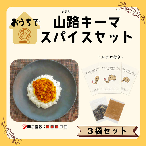 スパイスカレー 【4人分×3セット】 スパイスカレー専門店「山路」　Aj-002