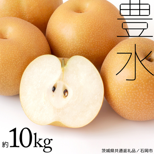 【 2026年9月上旬発送開始 】 豊水梨 約 10kg ( 茨城県共通返礼品 / 石岡市 ) 豊水 梨 フルーツ 果物 なし ナシ 新鮮 旬 期間限定 甘い 国産 [EY002sa]
