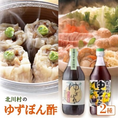 北川村のゆずぽん酢 2種(500ml×各1本) 計2本セット【1512101】