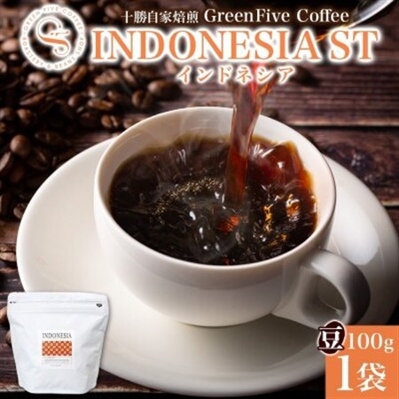 コーヒー豆 インドネシア 100g 1袋 鮮度を高めたスペシャリティコーヒー 北海道 帯広市_飲料・ドリンク コーヒー豆 コーヒー・コーヒー豆 珈琲 珈琲豆_【1503294】