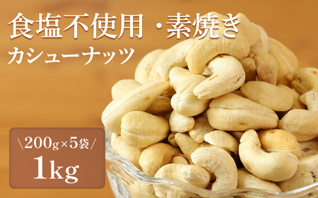 〈スピード出荷〉カシューナッツ 素焼き食塩不使用 〈小分け1kg〉  ナッツ