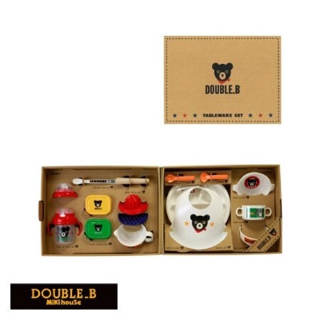 ミキハウス　テーブルウェアセット (DB)_雑貨・日用品 ベビー用品  _【1531817】