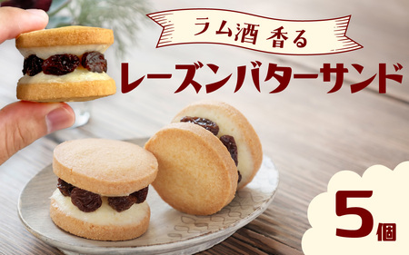[最速発送]レーズンバターサンドボックス(5個入) / バターサンド