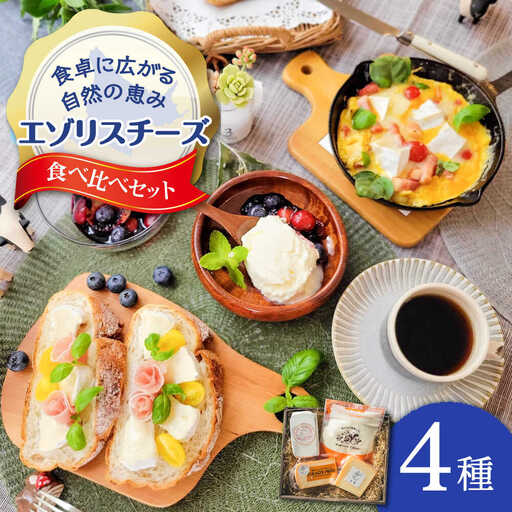 チーズ4種 食べ比べ セット [BNAJ002]