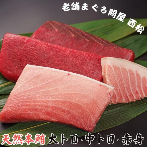 創業以来130年 三崎港老舗問屋「西松」厳選 天然本鮪 満喫詰め合わせ 660g M040-005 冷凍 マグロ