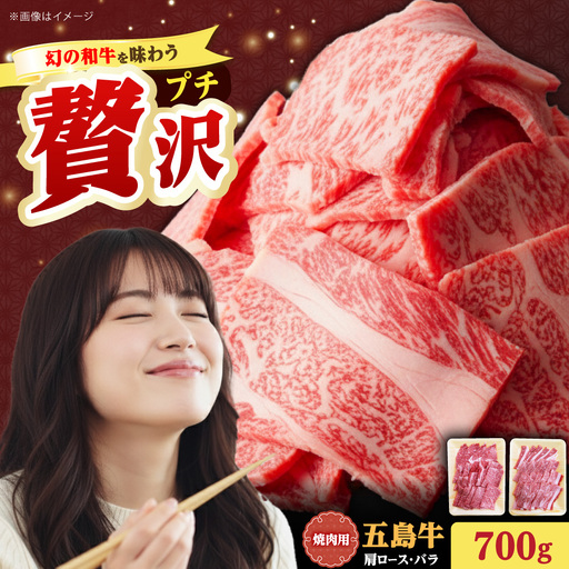 五島牛焼肉セット 肩ロース バラ 700g 約4人前[RAT001] 肉 焼肉 牛肉 五島牛 肩ロース 肉 焼肉 牛肉 五島牛 肩ロース 肉 焼肉 牛肉 五島牛 肩ロース九州 長崎