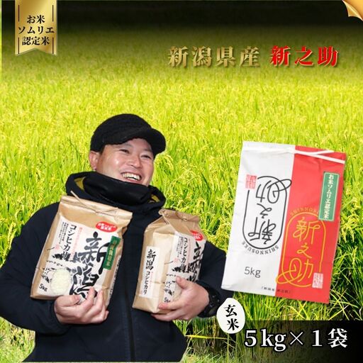 【先行予約】令和8年度産 新之助 玄米 5kg | 新潟県産 新之助 米