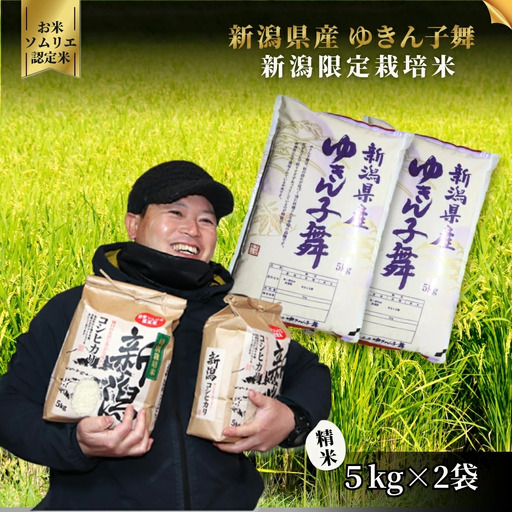 【先行予約】令和8年度産 ゆきん子舞 精米 10kg（5kg×2袋）| 新潟県産 米