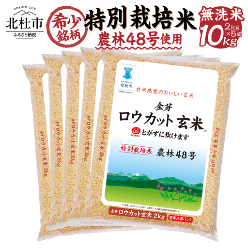金芽ロウカット玄米 10kg 玄米 無洗 [h151]