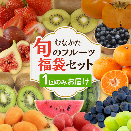 何が届くかお楽しみ！むなかた旬のフルーツ福袋セット【JAほたるの里】_HA1541