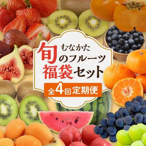 何が届くかお楽しみ!むなかた旬のフルーツ福袋定期便[年4回][JAほたるの里]