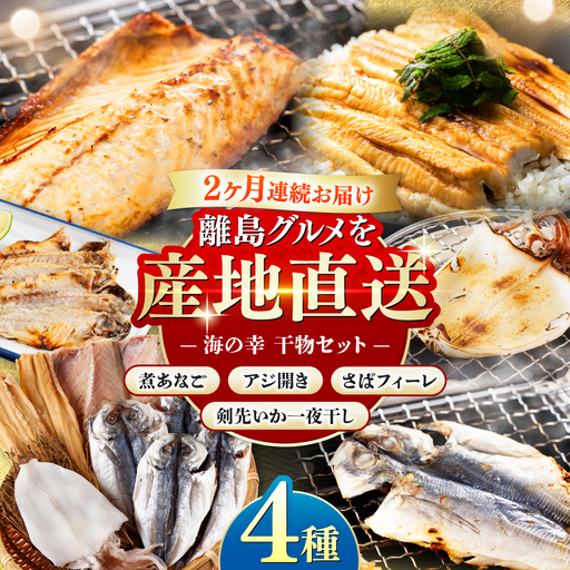 【全2回定期便】対馬 海の幸 干物 セット 海鮮 [WAC055]