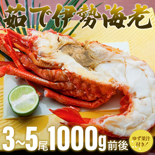 伊勢海老（ボイル）1kg前後(3～5尾)