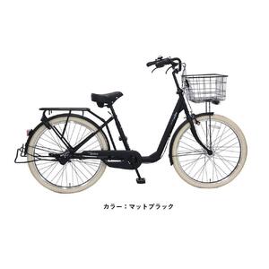 ヱビス自転車 セデオ263-Cib 26インチ シマノ製内装3段変速 電動なし(低床式フレーム 極太タイヤ シマノ製ローラーブレーキ LEDオートライト) [マットブラック]