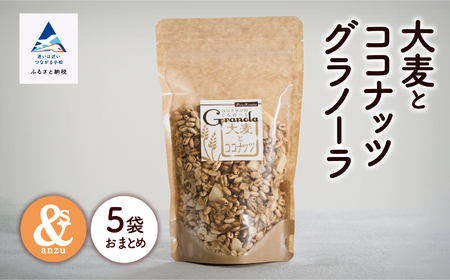 大麦とココナッツグラノーラ 5袋おまとめ グラノーラ
