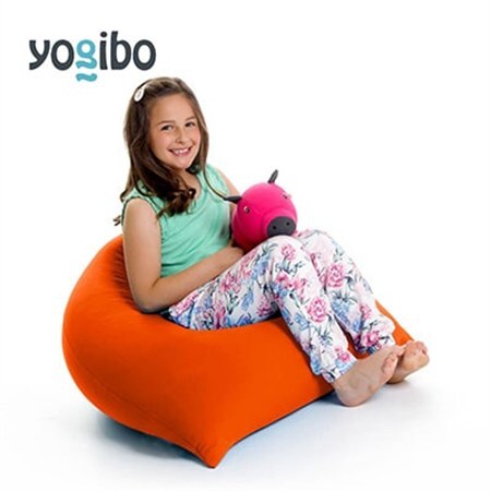 Yogibo Pyramid(ヨギボー ピラミッド)オレンジ_雑貨・日用品 椅子・チェア・ソファ 家具・インテリア _【配送不可地域：離島】【1172116】