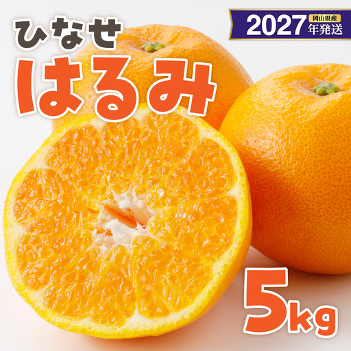 【先行予約】 みかん ひなせ はるみ 約5kg（2027年2月頃発送）【はるみ】_bz