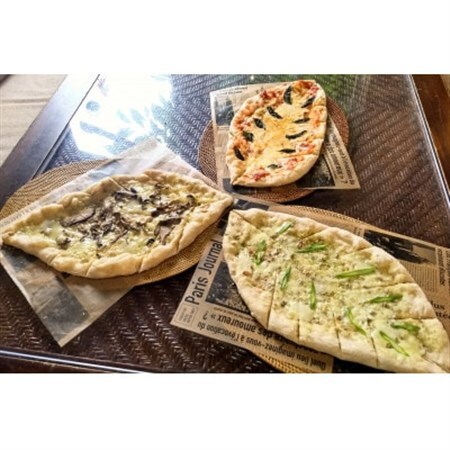 石窯で焼いたパーティーピザセット[配送不可地域:離島]