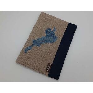 【びわ湖こぎん】麻ブックカバー（文庫判）