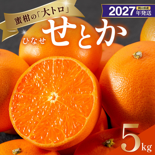 [先行予約]みかん ひなせせとか 約5kg(2027年3月頃発送)[せとか]