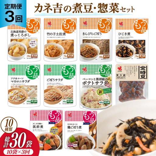 惣菜 10種 3回定期 ヤマザキ もう一品